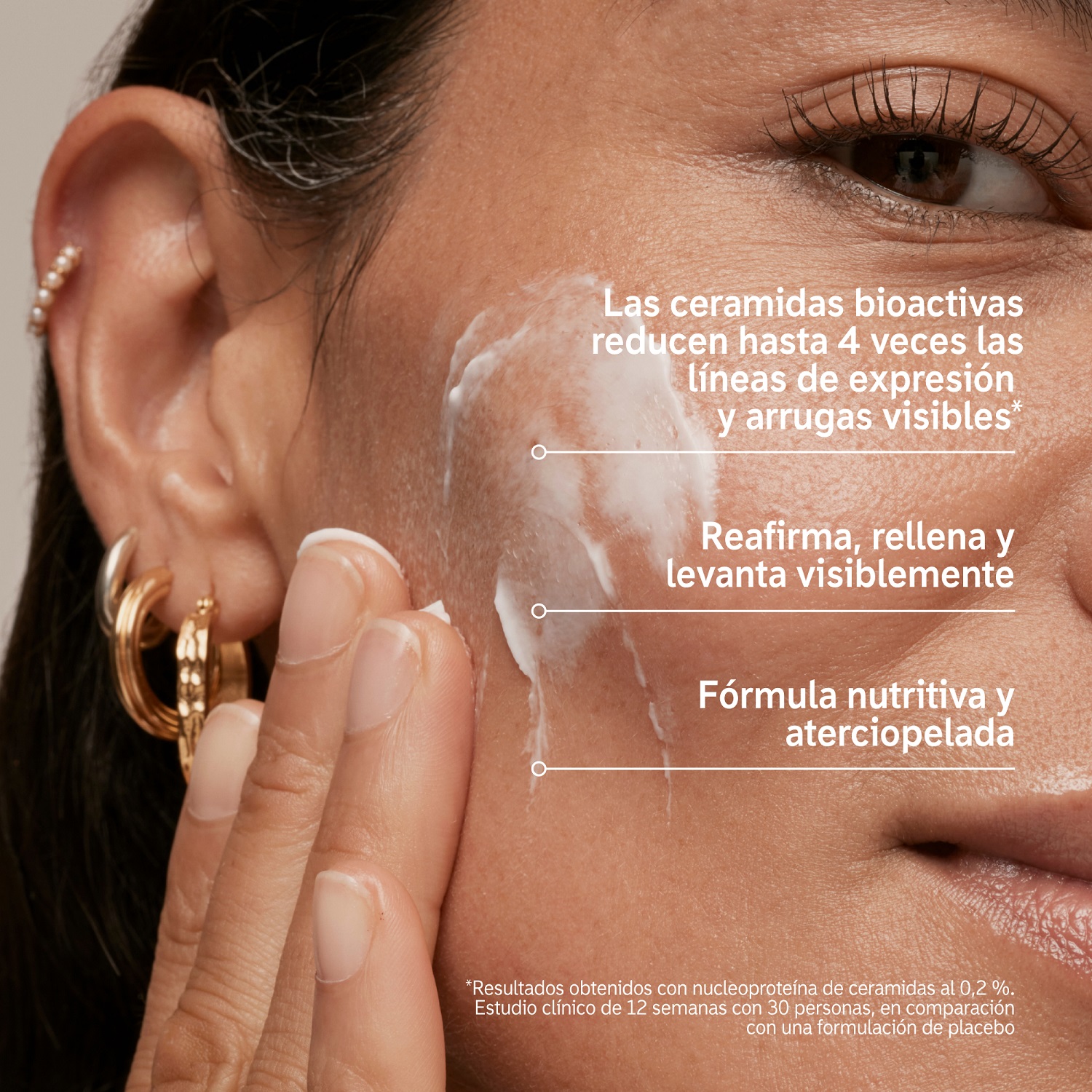 BIO-ACTIVE CERAMIDE REPAIRING AND PLUMPING MOISTURIZER (CREMA HIDRATATNTE PARA SIGNOS VISIBLES DE LA EDAD)